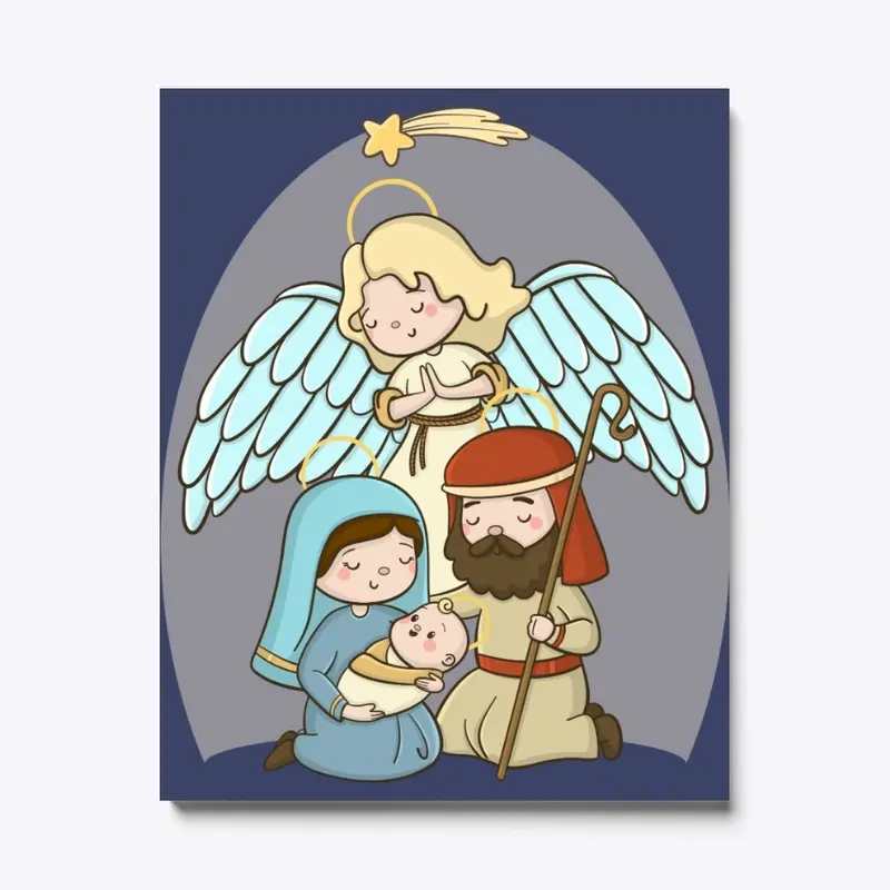 Nice Nativity Canvas