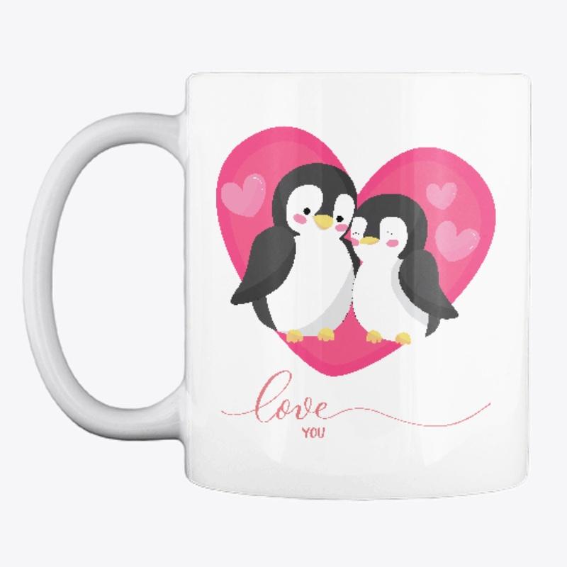 Pinguin in love